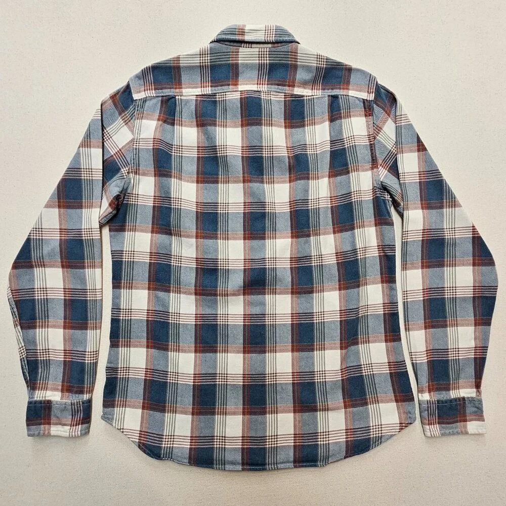 J.Crew Wallace & Barnes Flannel Plaid Button Down Slim M